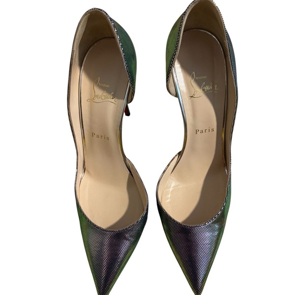 Christian Louboutin Iridescent Heels | Very Good Condition - Picture 4 of 14